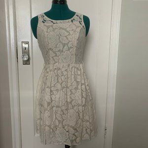 3/$30 White Lace Short Dress
